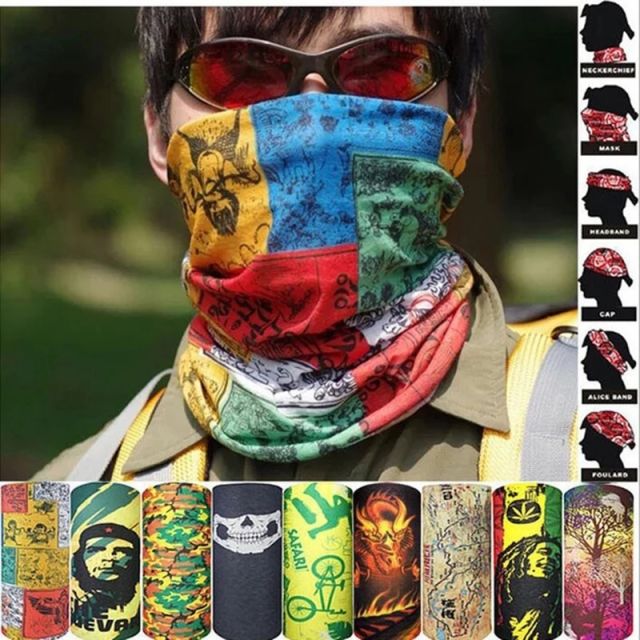 Multifunctional UV Protection Magic Scarf Neck Warmer Tube Outdoor