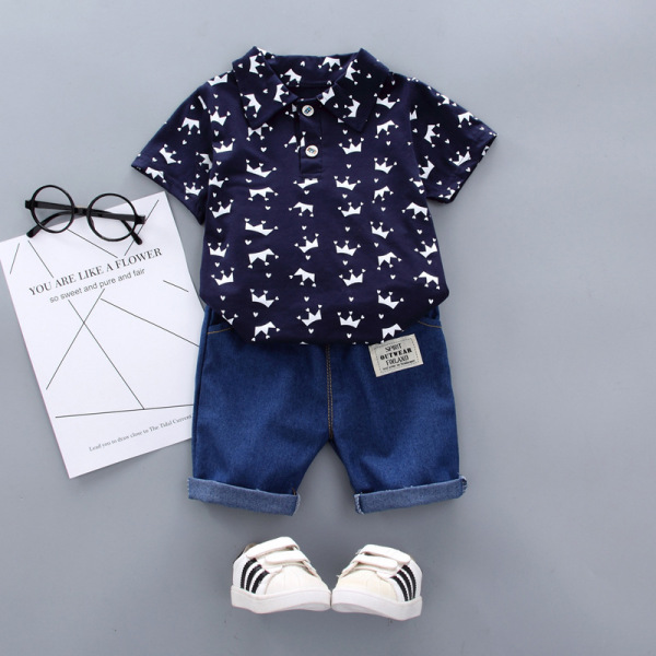 Baby Boy Clothes Set Baby Boy Clothes T-Shirt + Shorts 2 Piece Set