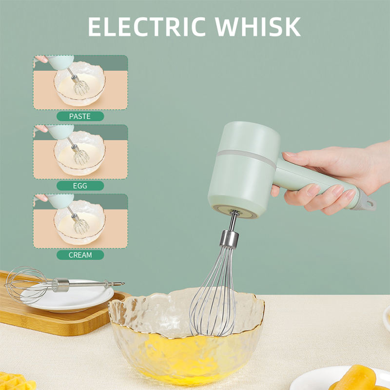 Portable Wireless Whisk Electric Food Mixer Hand Blender High