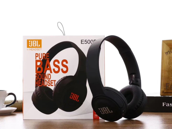 JBL E500BT Headphone Bass Sound waterproof Sports Headset Mic Noise Canceling Foldable Earphones