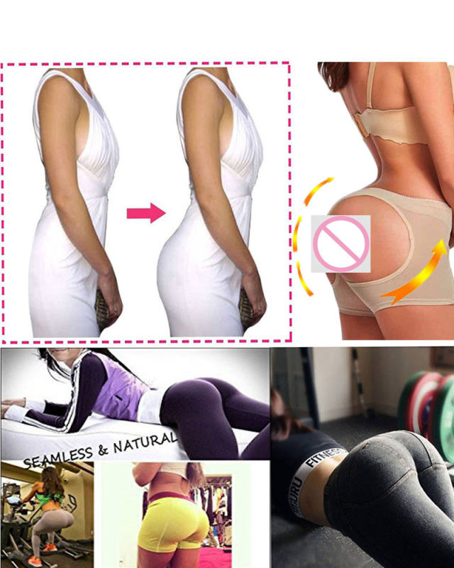 NINGMI Women High-Waisted Tummy Control Bodyshaper Butt Lifter Boyshorts  Control Knickers Slimming Briefs
