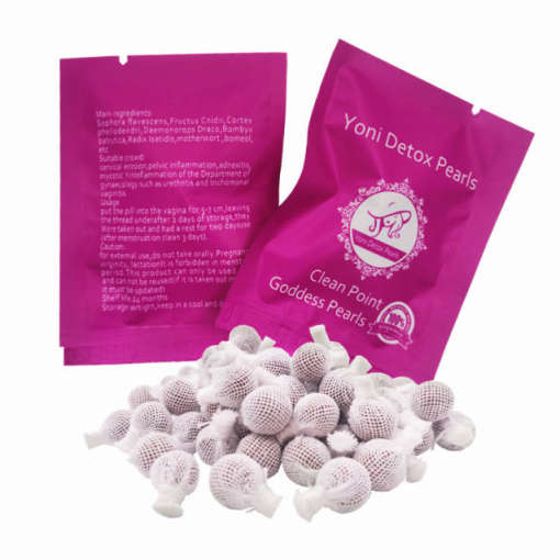 100 Pcs Herbal Tampons Clean Point Womb Healing Vaginal Detox Cleansing  Pearls