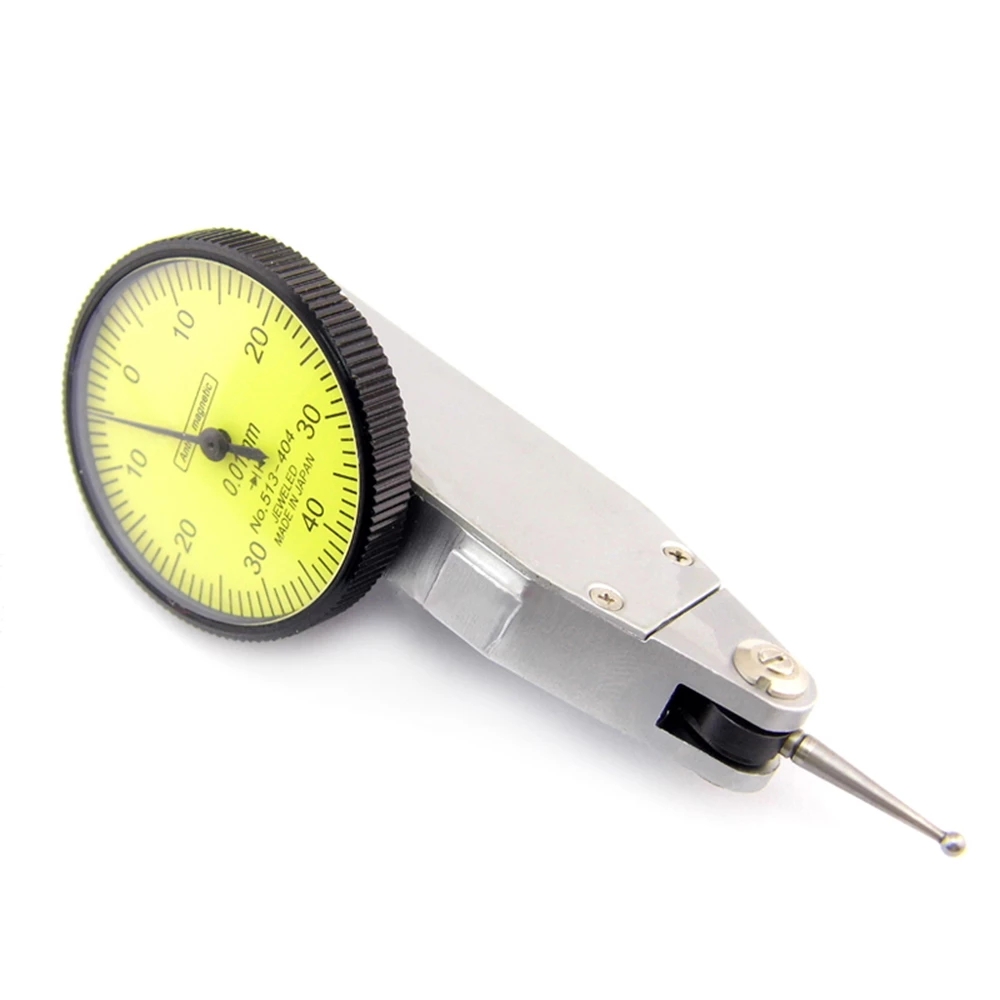 CHENGBEI Accurate Dial Gauge Test Indicator Precision Metric with Dovetail Rails Mount 