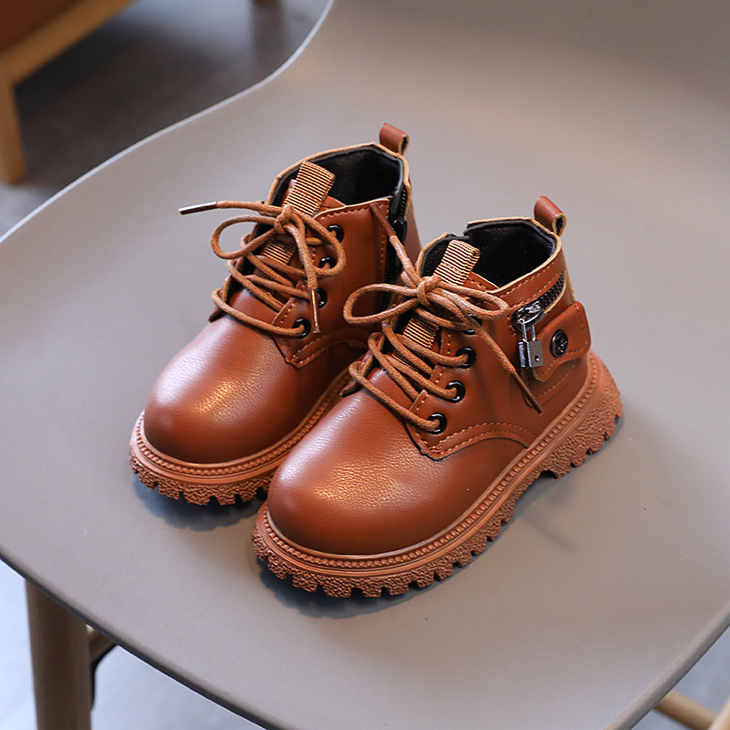 Boys and girls spring and autumn new Martin boots single