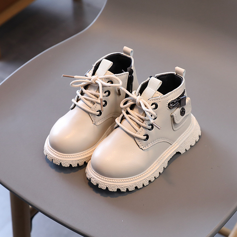Boys and girls spring and autumn new Martin boots single