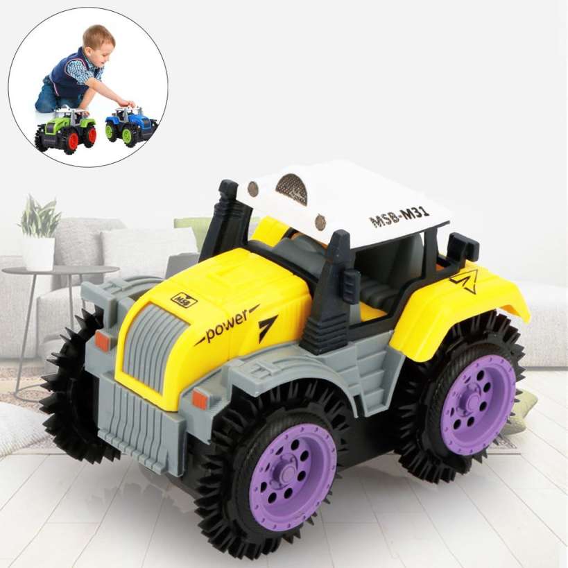 Boys and girls cartoon electric dumper children 4 wheel drive remote  control car toys