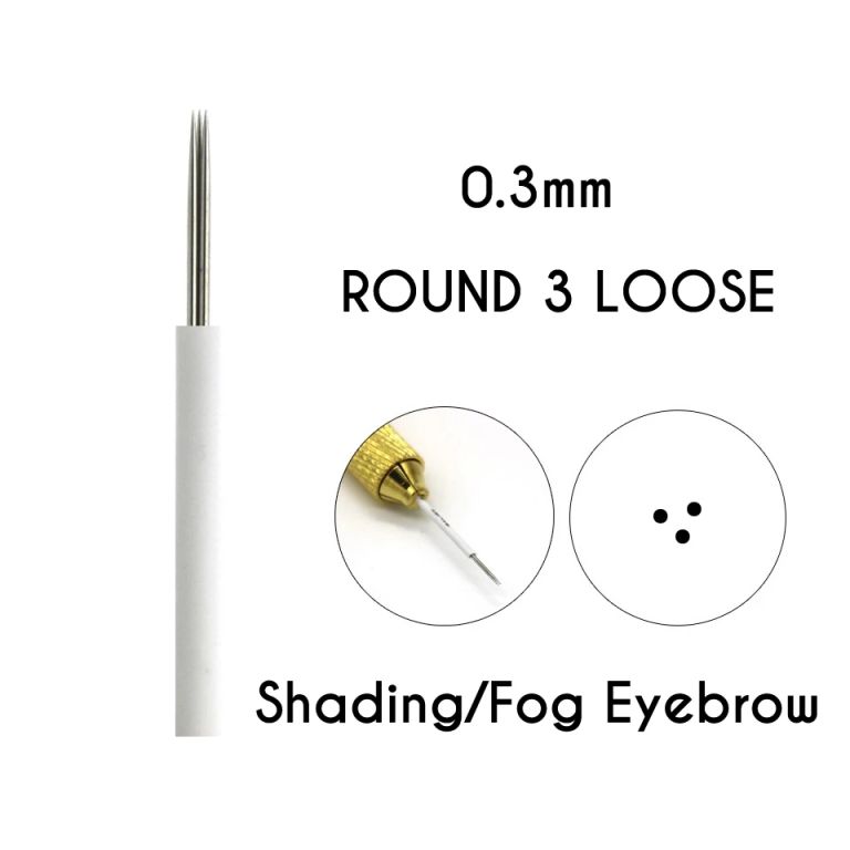 Microblading Needles Fog Eyeborw Tattoo Round Needle Permanent Makeup  Shading 