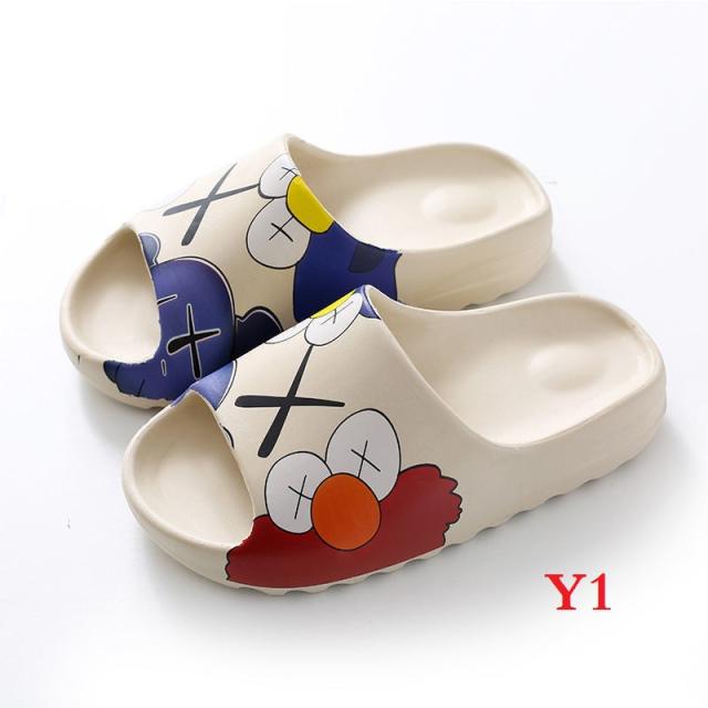 adidas gazelle silver green womens Graffiti Summer Slides – Eccentric You main image 0
