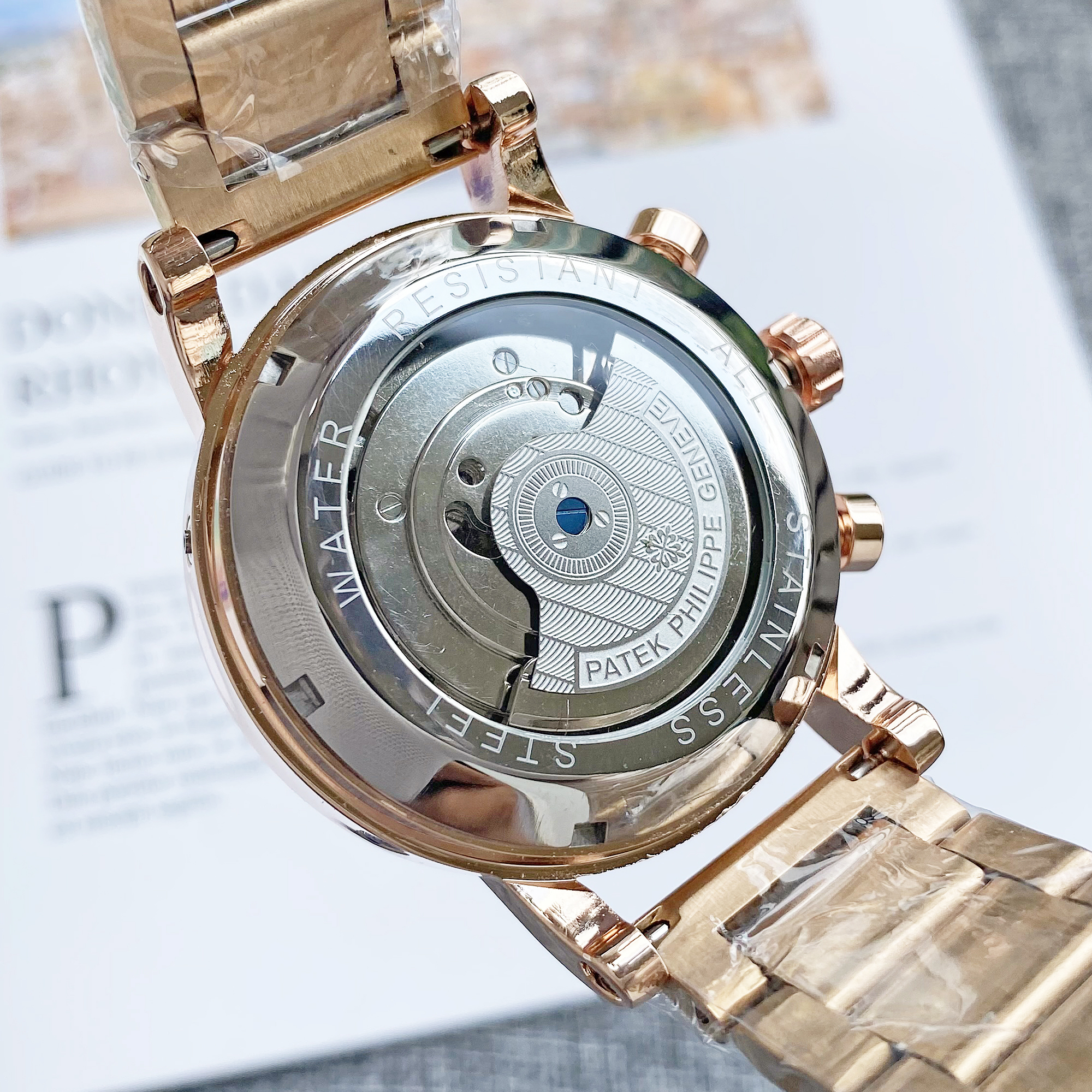Patek Philippe Design Men's Luxury Automatic Mechanical