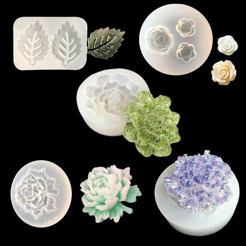 3 Epoxy Resin Molds Silicone Jewelry Molds for Pendant Necklace Resin DIY  Crafts