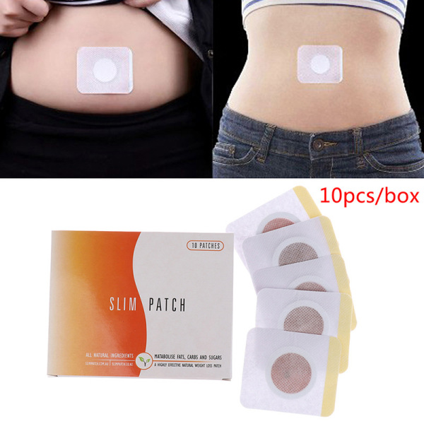 10Pcs slim Patch Stomach Fat Burning Navel Stick Slimming Lose