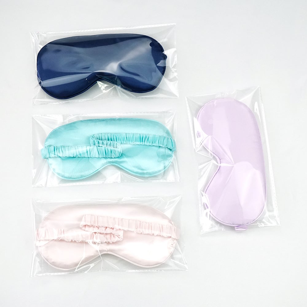 Imitated Silk Eye Mask Shading Sleep Eye Mask Eyepatch Travel Relax Cover Eyeshade Sleeping Aid Eye Mask