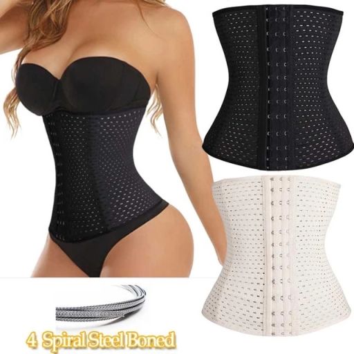 2 In 1 Womens Back Support Body Shaper: Waist Trainer, Tummy Tuck Belt,  Slimming Girdle For Postpartum Belly Recovery From Huiguorou, $9.44