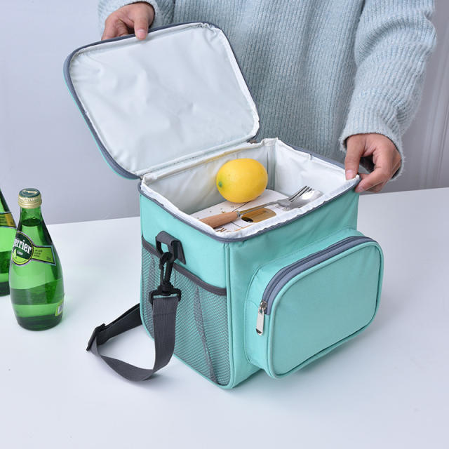 Thermal Lunch Bag Double Deck Insulated Lunch Box Large Cooler