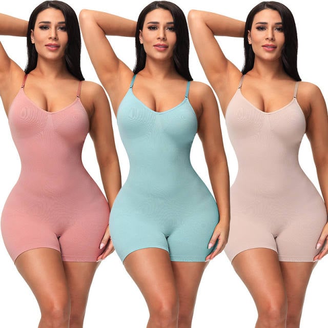 Bodysuit Shapewear Women Full Body Shaper Tummy Control Slimming Sheath  Booty Lifter Push Up Thigh Slimmer Abdomen Shapers Corset