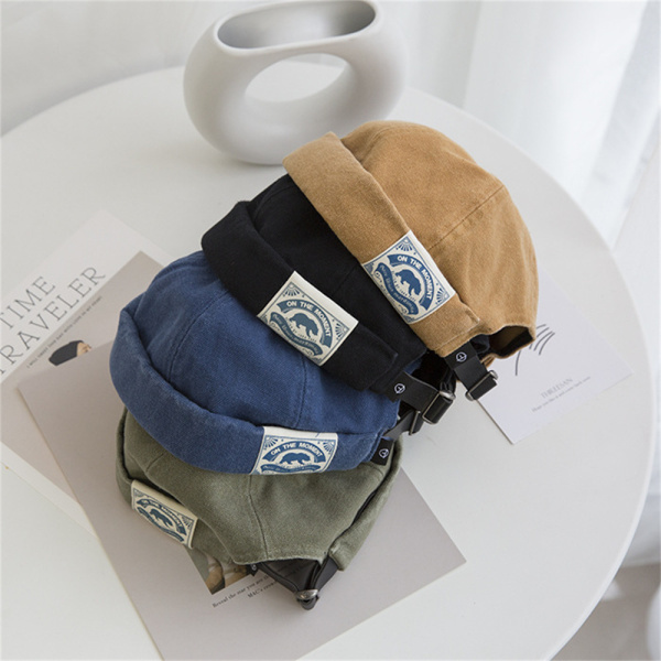 Uomini Moda Docker cap Retro Lavoratore Sailor Skullcap