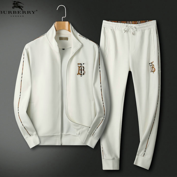 Mens deals burberry tracksuit