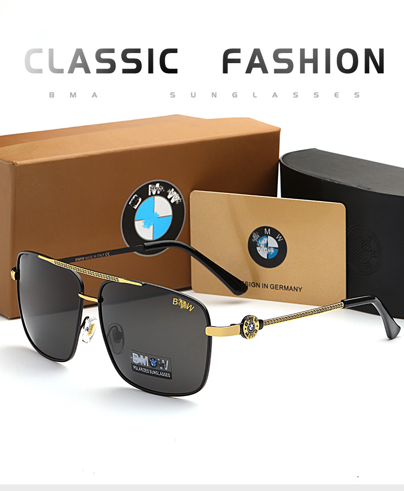 BMW BW0044-H Polarized 32D Sunglasses Gold | SmartBuyGlasses India