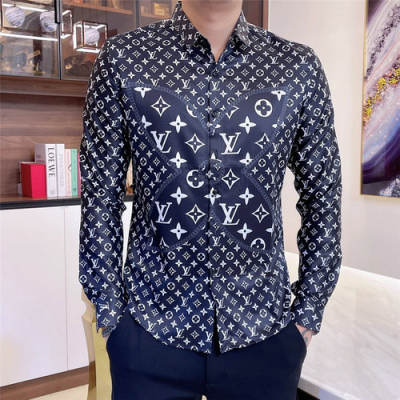 LV original men cotton fashion high-end quality designer long