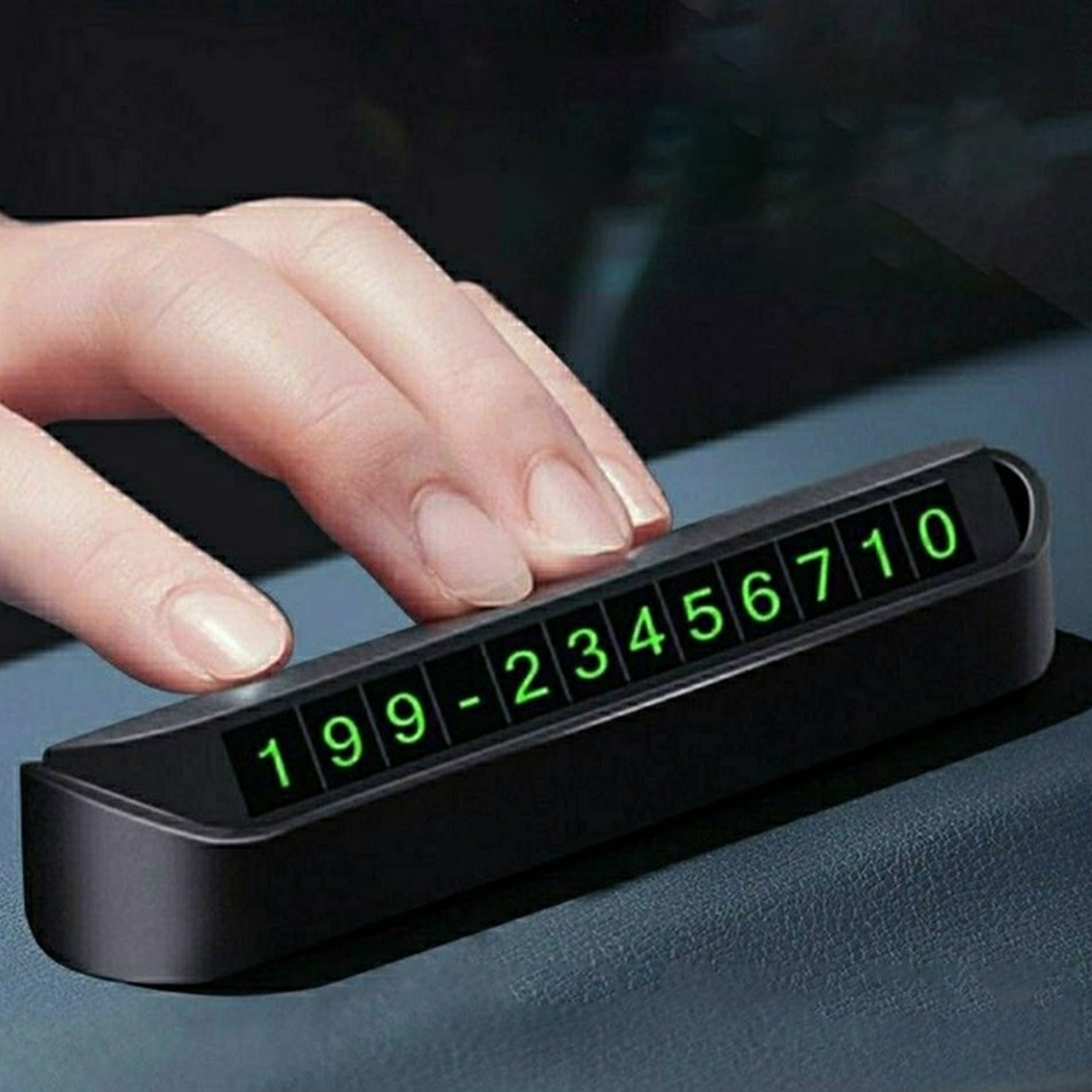 Temporary Car Parking Card Phone Number Card Plate Telephone Number Car Park Stop in Car-styling Automobile Accessories 