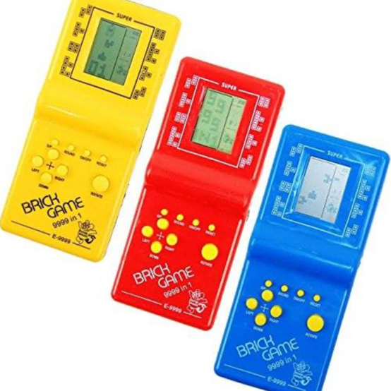 Classic Handheld Game Machine Tetris Brick Game Kids Game