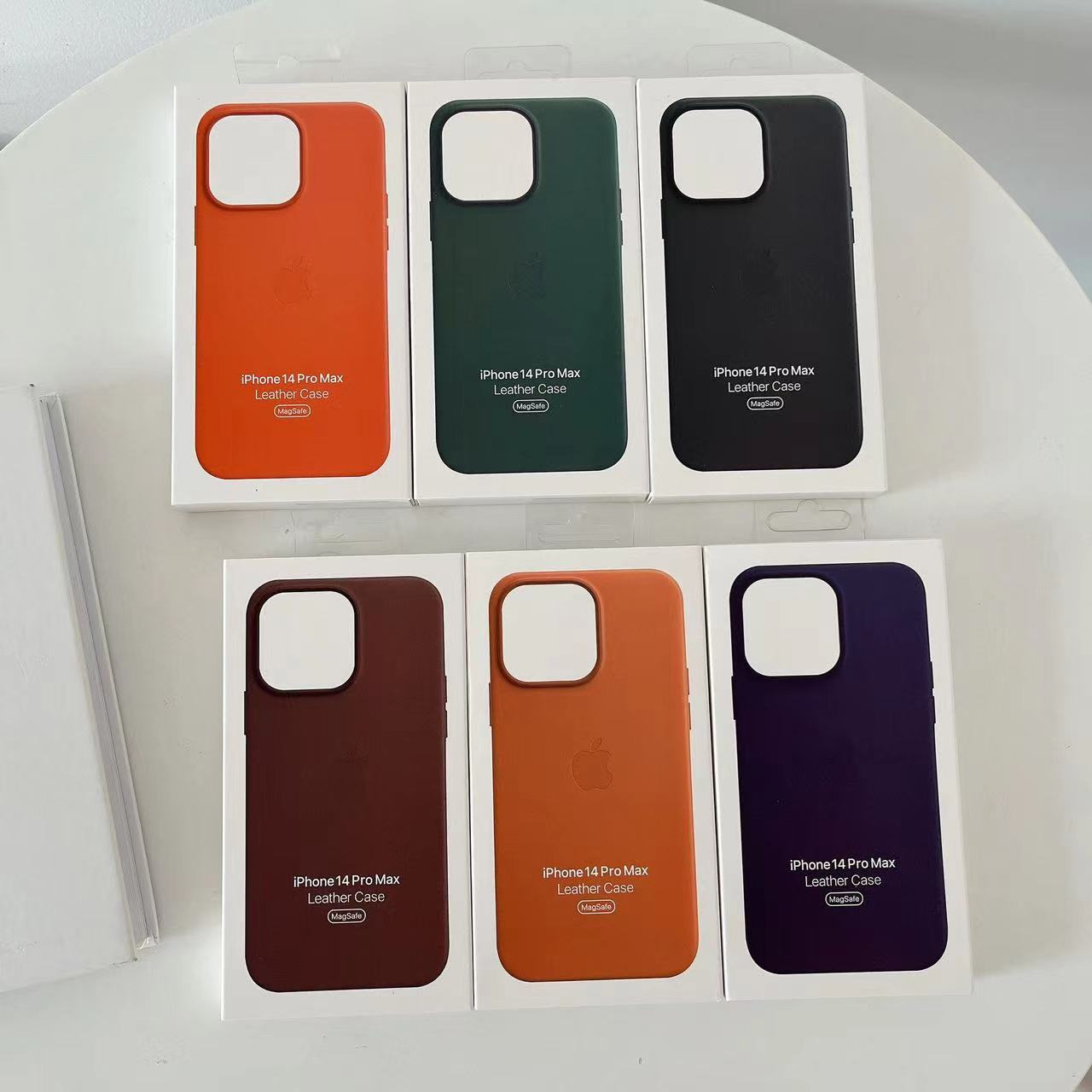 Original Apple Magsafe Leather Magnetic Case For iPhone 14