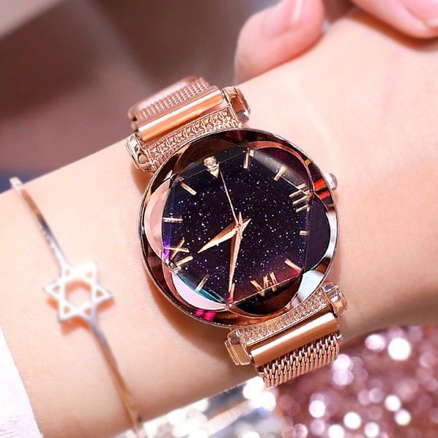 2019 Best Ladies Wrist Watches Reloj Mujer Luxury Rose Gold Mesh