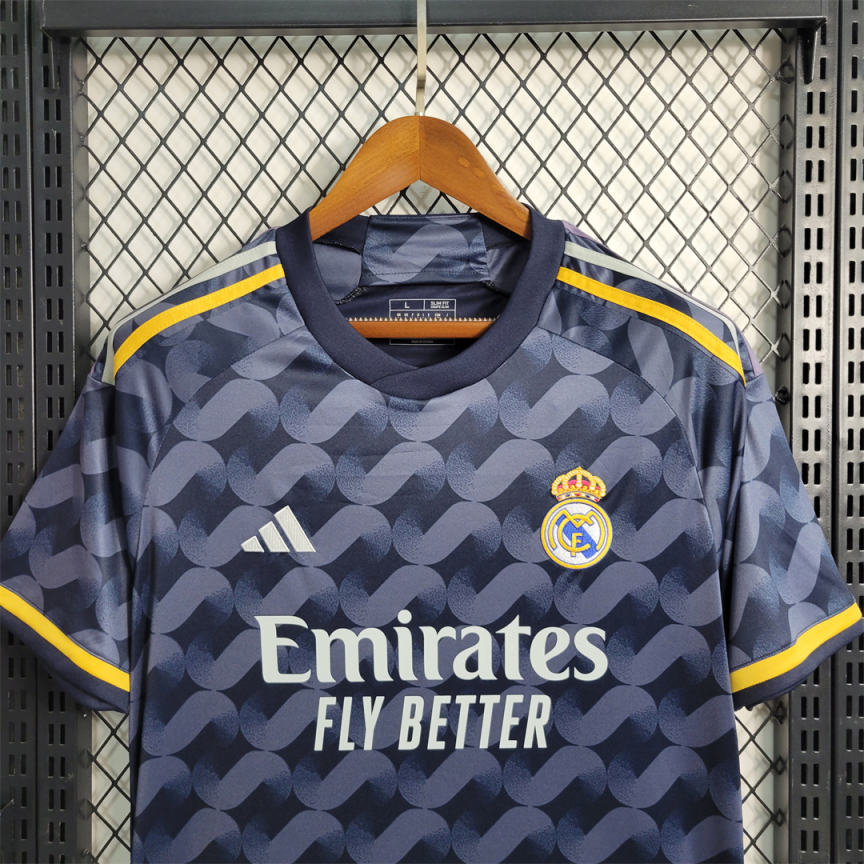 Real Madrid 2023 2024 away Size L soccer shirt jersey football camiseta kit  L/S