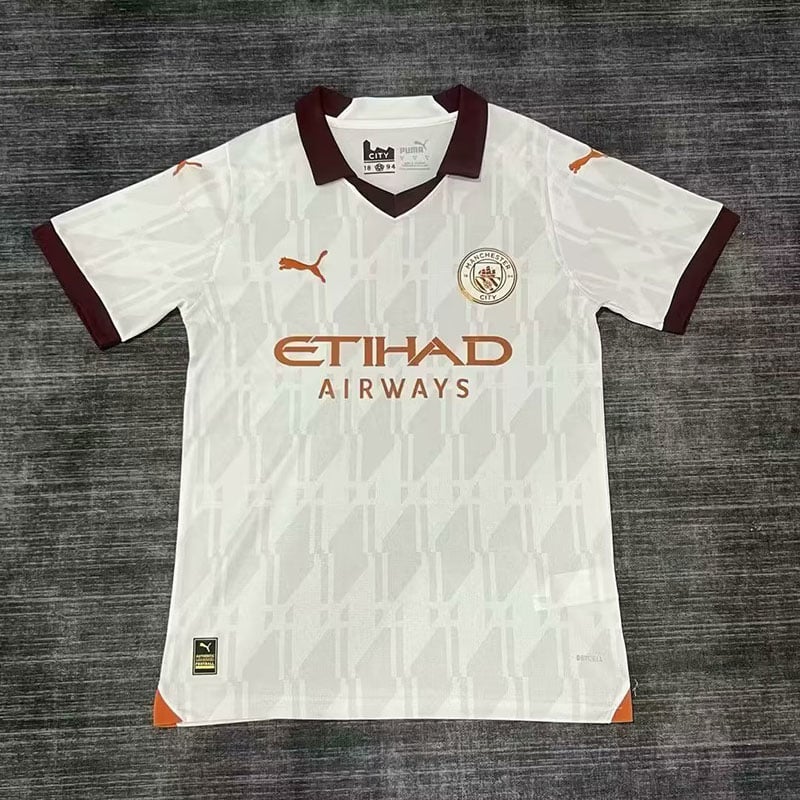 Manchester City Home Long Sleeve Soccer Jersey 2023/24