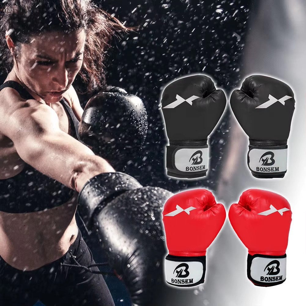 BonSem Gloves Sanda Boxing Gloves Punching Bag Gloves