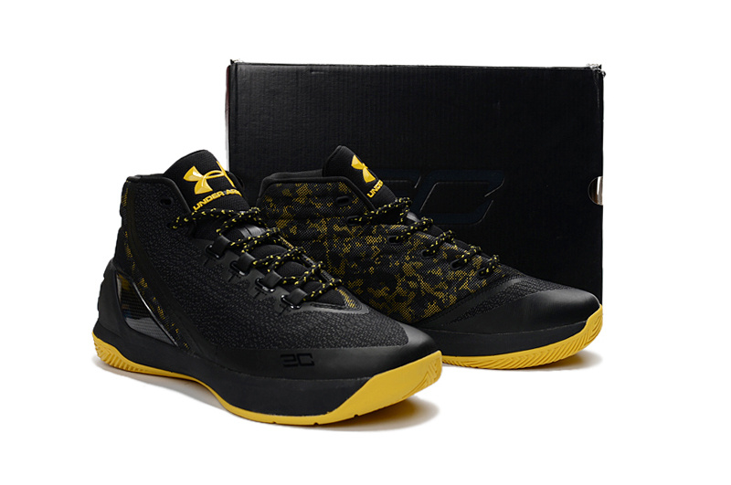 curry 3 black and gold