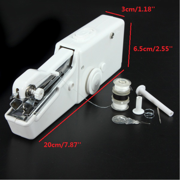 Mini Portable Handheld Sewing Machines Stitch Sew Needlework