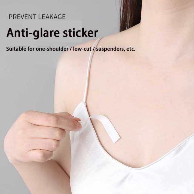 36 pcs/anti-glare stickers shirt collar chest double-sided