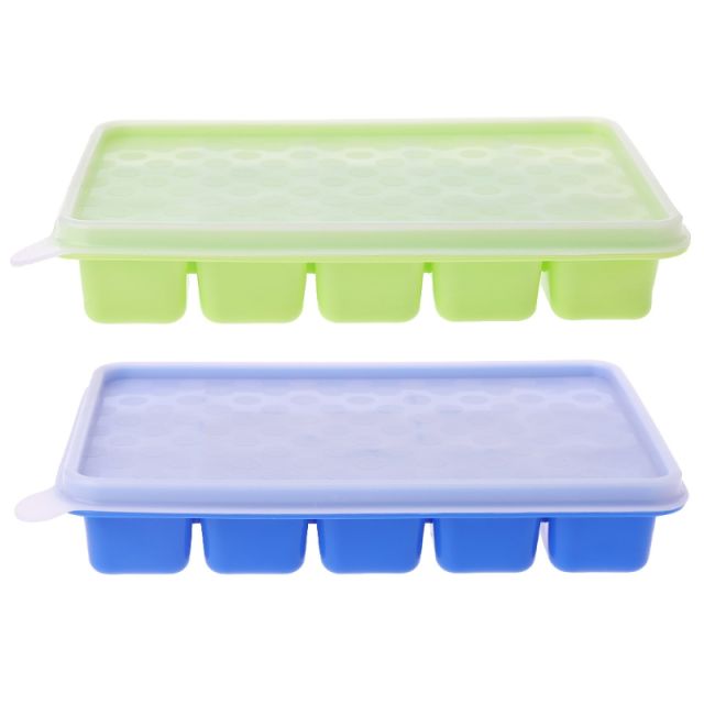 1pc Food-Grade Silicone Ice Cube Mold - Reusable Ice Cube Maker