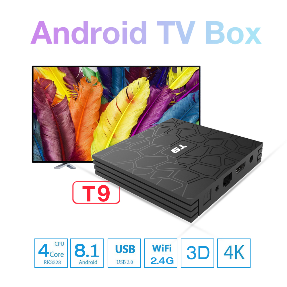 Android 8.1 TV Box VONTAR T9 4GB RAM 32GB/64GB Rockchip