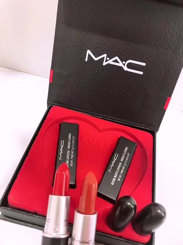 Buy Mac 2pcsset Make Up Lipstick Suit Cosmetic Moisturizing