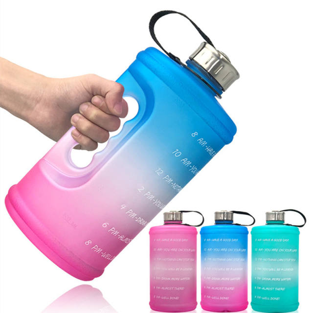 2 Litre Water Bottle Large Capacity Gym Bottle Sports Water Bottle with  Straw Fitness Drinking Bottle