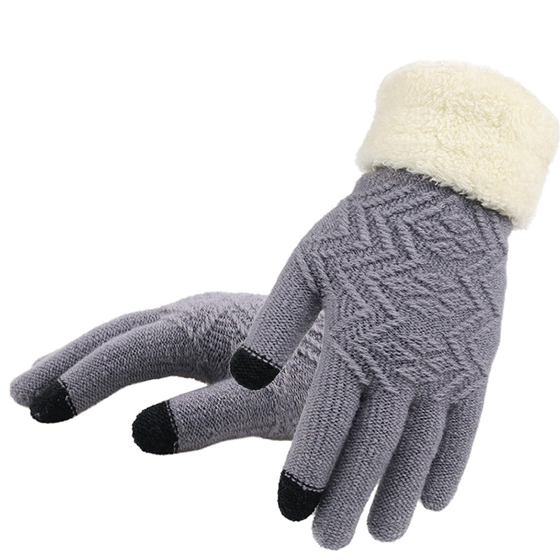 knitted gloves women