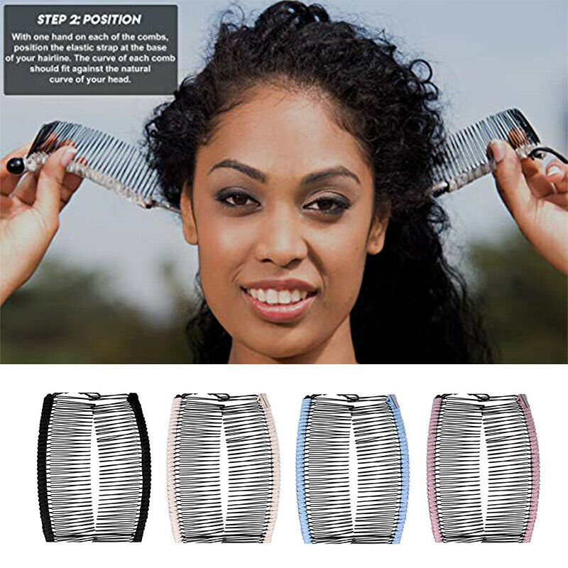 Magic 20 30 Hair Combs Vintage Banana Hair Clip Flexibel Hairclip Stretchable Double Slide Comb Clip Hairpins Hair Tools