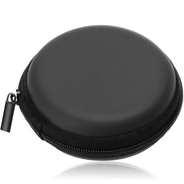 Mini Zipper Hard Headphone Case Portable Earbuds Pouch box