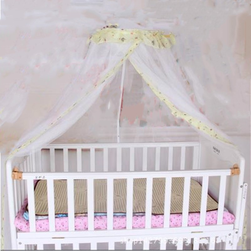 Baby Bed Mosquito Net Mesh Dome Curtain Net for Toddler Crib Cot Canopy 0U