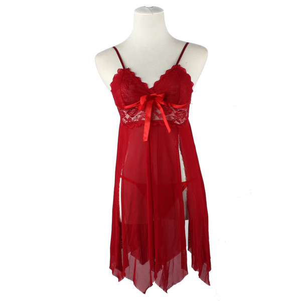Sexy Lingerie Hot Erotic Women Sexy Underwear Sleepwear Lace Dress G-string  Nightwear Sexy lingerie