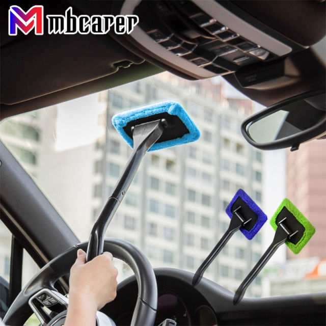 Car Windshield Cleaning Tool inside Window Cleaner Defogger Brush Kit  Microfiber