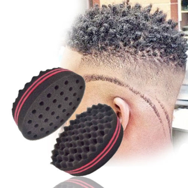 Wholesale Wave Barber Hair Brush Sponge For Dreads Afro Locs Twist Curl Coil Barbershop