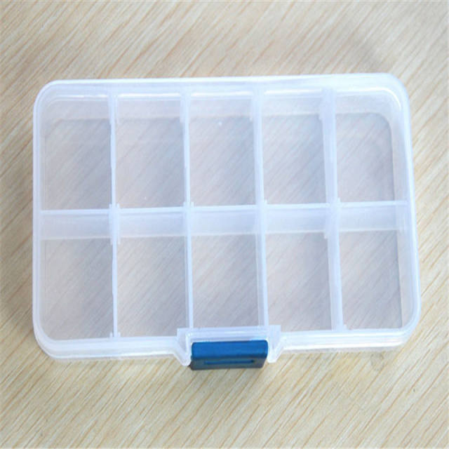 Nail Storage Box Nail Accessory Clear Plastic Organizer Box Shaped