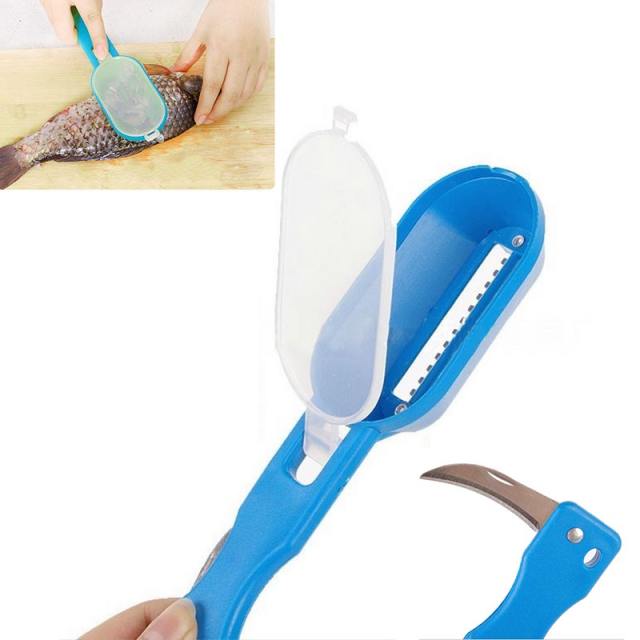  Fish Scraper Fast Cleaning Fish Skin with Knife, Fish