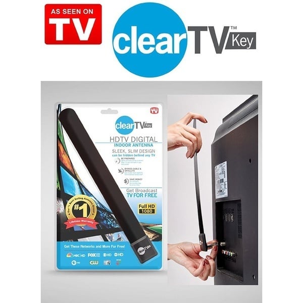 Clear tv fashion key indoor antenna