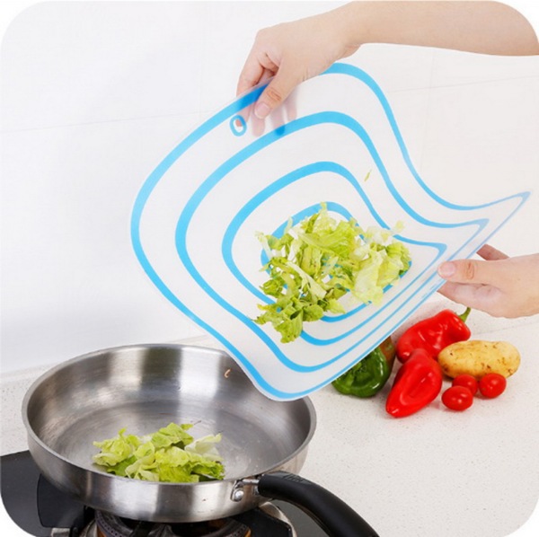 Kitchen Plastic Chopping Board Non-slip Frosted Cutting Board Tools  Accessories