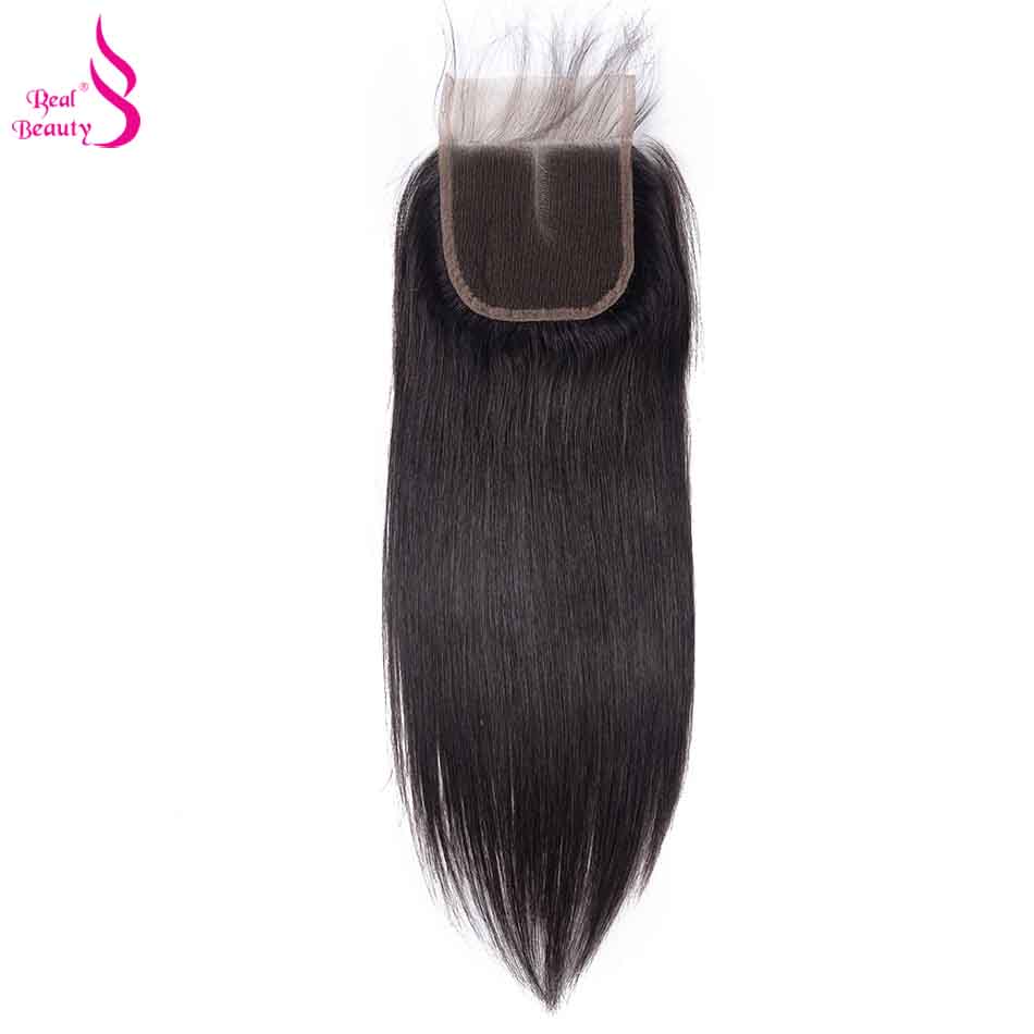 Buy Real Beauty Brazilian Straight Hair 1piece Lace Closure Middle