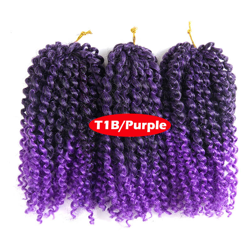 Buy Crochet Braids Kinky Twist Hair 8 Inches Curly Crochet Hair